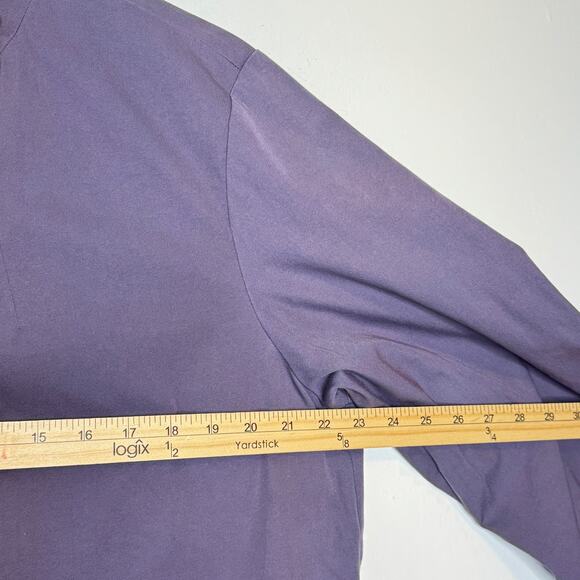 Eileen Fisher Jacket Womens XL Soft Purple Full Zip Lightweight Casual Outerwear - Picture 9 of 10